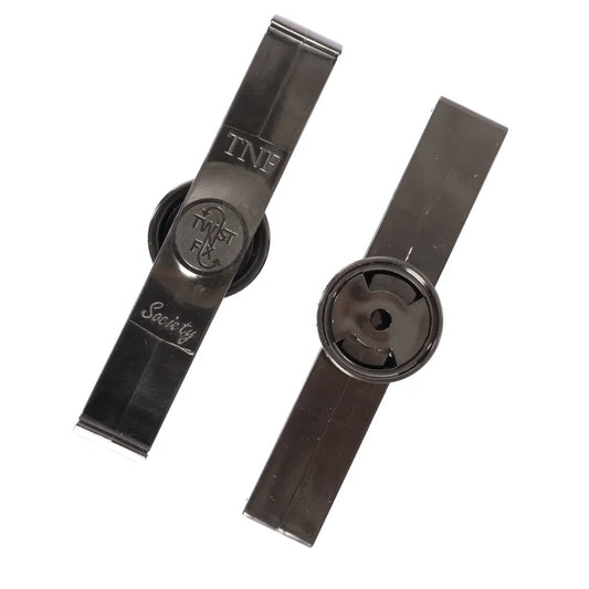 Lot de 2 - Support de plaque d'immatriculation TwistNFix V3.0 universel - Prêt pour une utilisation immédiate | Plastique de haute qualité