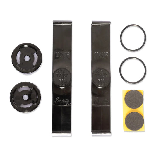 Support de plaque d'immatriculation TwistNFix V3.0 Universal - Prêt pour une utilisation immédiate | Plastique de haute qualité
